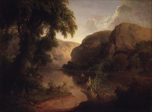 River between Rocks, 1808-1856. Creator: Thomas Doughty.