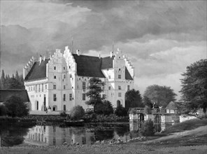The main building at Gisselfeld Monastery, 1834-1839. Creator: Carl Vilhelm Marius Jensen.