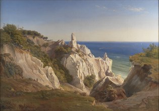 The Cliffs of the Island of Mon, 1842. Creator: Louis Gurlitt.
