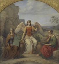 The Three Norns, 1844. Creator: Johan Ludvig Gebhard Lund.