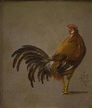 Rooster, 1847. Creator: Johan Thomas Lundbye.