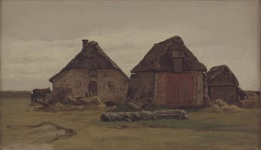 Farmhouses, 1855-1913. Creator: Wilhelm Xylander.