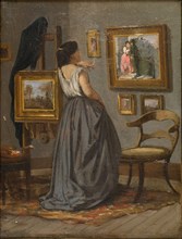A Lady in the Studio, 1863-1867. Creator: David Jacobsen.