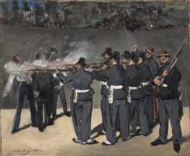 The Execution of Emperor Maximilian, 1867. Creator: Edouard Manet.