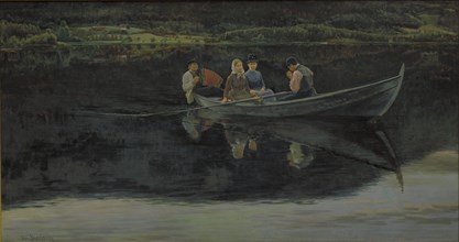 Midsummer's Eve in Norway, 1886. Creator: Christian Skredsvig.