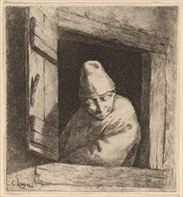 The Peasant in a Window. Creator: Cornelis Bega.