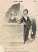 Arthur, vous m'aviez promis un trône..., 19th century. Creator: Honore Daumier.