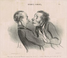 Vous sentez bien, mon cher monsieur..., 19th century. Creator: Honore Daumier.
