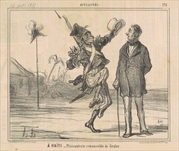 A Haiti, 19th century. Creator: Honore Daumier.