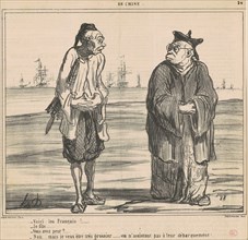 En Chine, 1859. Creator: Honore Daumier.