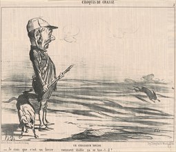 Je crois que c'est un lièvre..., 19th century. Creator: Honore Daumier.