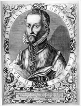 Orlande de Lassus, Franco-Flemish composer of the late Renaissance. Creator: Rene Boyvin.
