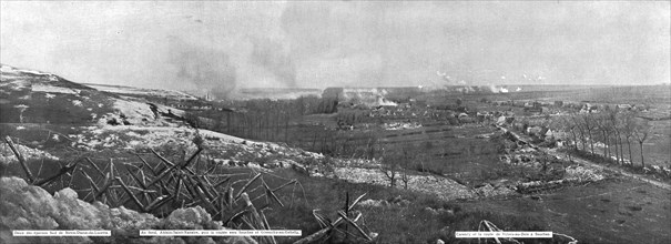 ''Notre offensive d'Artois; Ce panorama montre l'assemble du champ de bataille', 1915. Creator: Unknown.