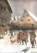 ''Nos chasseurs en Haute-Alsace (Saint-Amarin)', 1915 Creator: Georges Bertin Scott.
