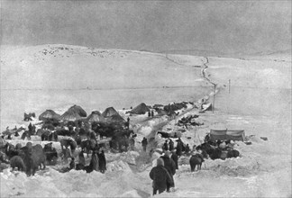 'Les Russes en perse et en armenie; Sur la route d'Erzeroum: etat-major de la 4th..., 1916 (1924) Creator: Unknown.