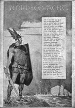'"KULTUR"; Les Heures D'Ivresse; specimen des pages inspirees par le debut..., 1914. Creator: Unknown.