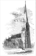 St. Stephen's Church, Westbourne-Park, Paddington, 1856.  Creator: Unknown.