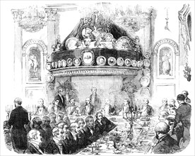 The Hon. East India Company's Banquet at the London Tavern to Lieutenant-General Patrick Grant, C.B. Creator: Unknown.