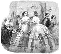 Paris Fashions for February, 1856.  Creator: Unknown.