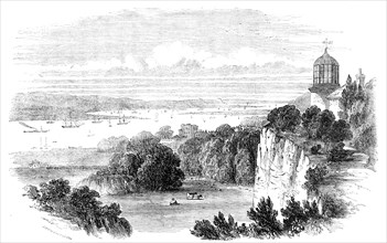 The London, Tilbury, and Southend Railway - the Purfleet Station, 1856.  Creator: Harvey Orrin Smith.