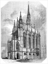 The Saint Chapelle, Paris - Restored, 1856.  Creator: Lancelot.