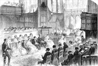 Confirmation of Her Royal Highness the Princess Royal, in the Private Chapel, Windsor Castle, 1856.  Creator: W Thomas.