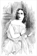 Madame Ristori, at the Lyceum Theatre, 1856.  Creator: Unknown.