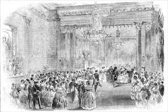 Her Majesty at the Ball of the Turkish Embassy, 1856.  Creator: Unknown.