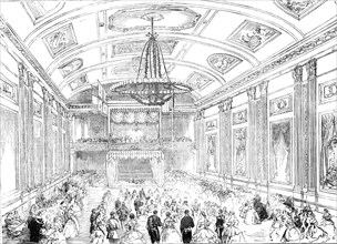 The Fancy Dress Ball of the Royal Academy of Music at the Hanover-Square Rooms, 1856.  Creator: Unknown.