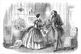 Scene from "A Bottle of Smoke" at the Adelphi Theatre, 1856.  Creator: Unknown.