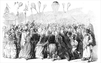 Shower of Bon-Bons on the Esplanade of the Invalides, 1856.  Creator: Unknown.