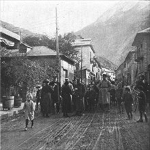 'L'entrevue des generaux Cadorna, Joffre et de Castelnau a Saint-Michel-de-Maurienne; le..., 1916. Creator: Unknown.