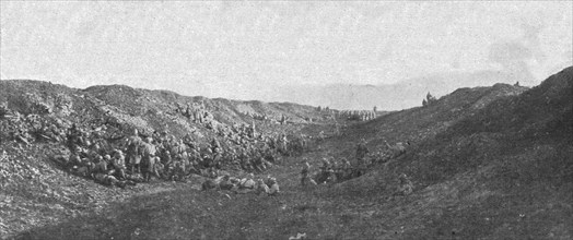 'L'attaque du 24 octobre dans le secteur du bois fumin; le lendemain de l'attaque (25 oct..., 1916. Creator: Unknown.