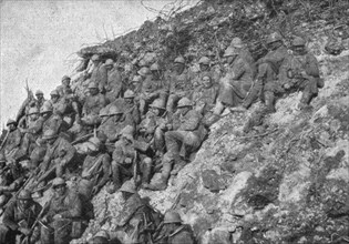 'Dans les forts reconquis de Douaumont et de Vaux; ce qui restait, le 25 octobre, de..., 1916. Creator: Unknown.