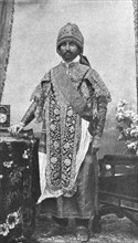 'La destitution du negus d'Abyssinie; le ras Tafari, regent d'Ethiopie et heritier du trone', 1916. Creator: Leon Yazidjian.