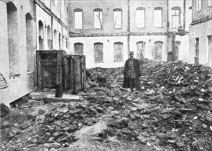 'Les allies a Monastir; Les coffres-forts pilles par les Allemands dans la prefecture..., 1916. Creator: Unknown.