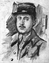 'Le capitaine aviateur de Beauchamp. 10 Decembre', 1916. Creator: Lucien Jonas.