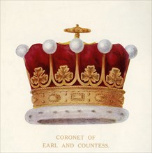 'Coronet of Earl and Countess', c1911. Creator: Unknown.