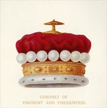 'Coronet of Viscount and Viscountess', c1911. Creator: Unknown.