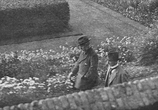 ''L'Alsace et la Lorraine retrouvees; l'homme propose', 1919. Creator: Het Leven.