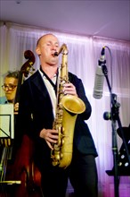 Alex Hitchcock, Watermill Jazz Club, Dorking, Surrey, 20 Sept 2022. Creator: Brian O'Connor.