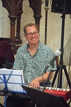 Joss Peach, Alex Bondono’s Horace Silver Sextet, Jazz at St Andrews Church, Hove, July 2022. Creator: Brian O'Connor.