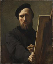 Self-portrait, 1880. Creator: Flandrin, Hippolyte (1809-1864).