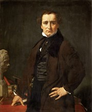 Portrait of the sculptor Lorenzo Bartolini (1777-1850), 1820. Creator: Ingres, Jean Auguste Dominique (1780-1867).