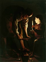 Saint Joseph, the Carpenter, 1642-1643. Creator: La Tour, Georges, de (1583-1652).