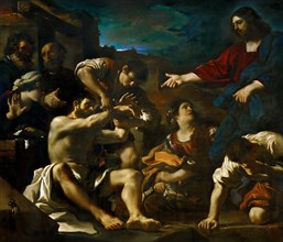 The Raising of Lazarus, ca 1619. Creator: Guercino (1591-1666).