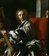 Self-portrait, 1727. Creator: Solimena, Francesco (1657-1747).