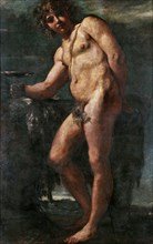 Bacchus, ca 1590. Creator: Carracci, Annibale (1560-1609).