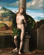 Saint Sebastian, ca 1521-1525. Creator: Garofalo, Benvenuto Tisi da (1481-1559).