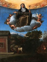 Saint Elizabeth in Glory, 1603-1604. Creator: Albani, Francesco (1578-1660).